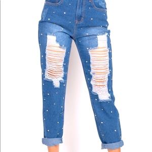 Rhinestone Jeans